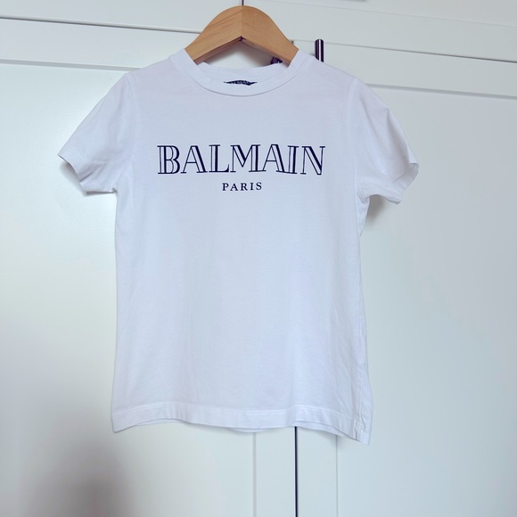Balmain logo t-shirt size 6 girls